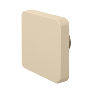 bouton poignee carre meuble beige arene bois laque 72mm