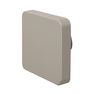 bouton poignee carre meuble gris bois laque 72mm