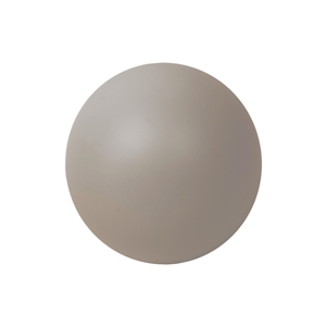 bouton poignee ballon meuble gris bois laque 50mm