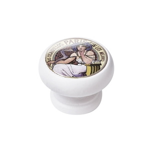 bouton meuble vintage bois blanc paris 450bl01