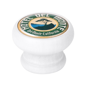 bouton meuble vintage bois blanc hotel del monte 450bl66