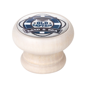 bouton meuble vintage bois blanc decape old captain 450db16