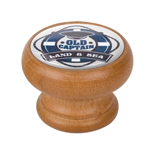 bouton meuble vintage bois couleur miel old captain 450hm16