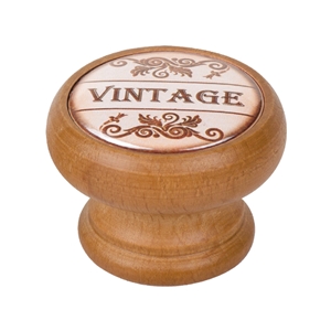 bouton meuble vintage bois couleur miel vintage 450hm27