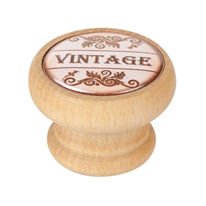 bouton meuble vintage bois couleur naturelle vintage 450hn27