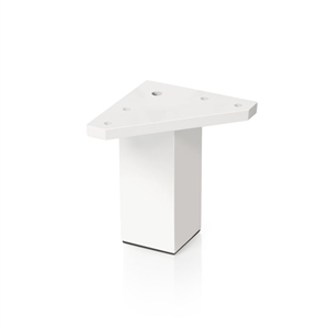 pied carre absblanc pieds accessoires meuble n291