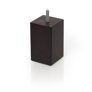 pata madera cuadr.haya laca wengue accesorios patas mueble n339