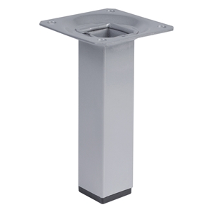 pata de mueble cuadrada 25*25mm h100mm pint. aluminio pied meuble carre 25*25mm h100mm peint aluminium