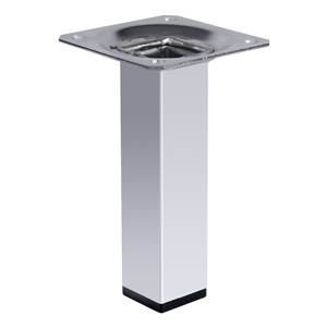 pata de mueble cuadrada 25*25mm h100mm cromo pied meuble carre 25*25mm h100mm chrome
