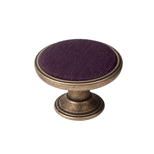 bouton metal pour meuble 37mm vieux laiton avec tissu bordeaux bouton metal pour meuble 37mm vieux laiton avec tissu bordeaux