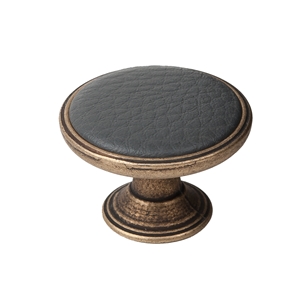 bouton metal pour meuble 37mm vieux laiton avec peau synthetique gris bouton metal pour meuble 37mm vieux laiton avec peau synthetique gris