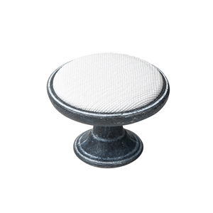 bouton metal pour meuble 37mm oxyde decape avec tissu blanc bouton metal pour meuble 37mm oxyde decape avec tissu blanc