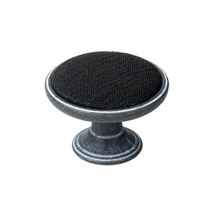 bouton metal pour meuble 37mm oxyde decape avec tissu noir bouton metal pour meuble 37mm oxyde decape avec tissu noir