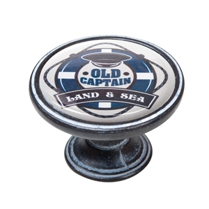 bouton meuble vintage oxyde decape old captain 550nf16