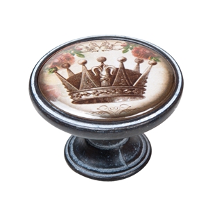 bouton meuble vintage oxyde decape couronne 1 550nf54