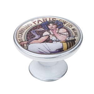 bouton meuble vintage argent patine paris 550pb01