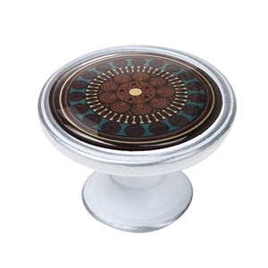 bouton meuble vintage argent patine arabesque 1 550pb07
