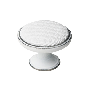 bouton metal pour meuble 37mm argent patine avec tissu blanc bouton metal pour meuble 37mm argent patine avec tissu blanc