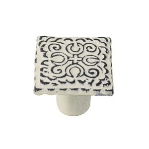 bouton x fer vieilli patine beige mat poignee meuble shabby chic vintage 561be