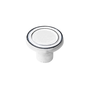pomo hierro envejecido patina blanco tiradores vintage mueble desgastado tiza 564bl