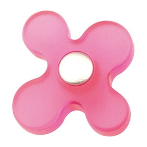 poignee bouton fleur etoile fuschia meuble enfants 608mg