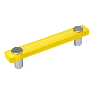 poignee jaune chrome mat meuble enfants 620am