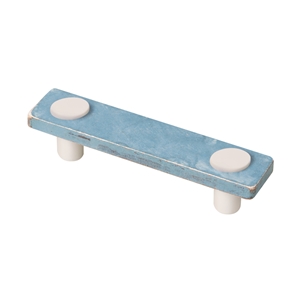 poignee bois bleu shabby chic tiroir meuble bebe ap1038