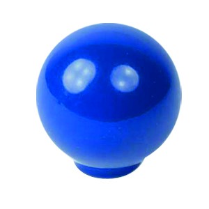 boule abs 29mm bleu fonce brillant design jeunesse 626az1