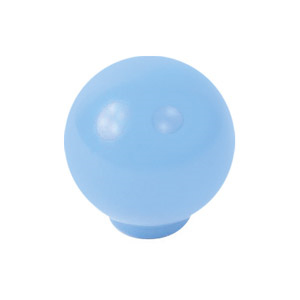 boule abs 24mm bleu celeste brillant design jeunesse 626azc