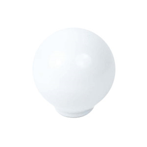 boule abs 24mm blanc brillant design jeunesse 626bl