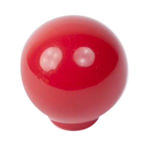 boule abs 29mm rouge brillant design jeunesse 626rj1