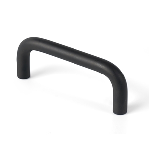 poignee de meuble en metal 64mm noir mat
