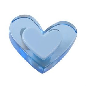 pomos tiradores corazon metacrilato azul puerta mueble infantiles juve 345 666az