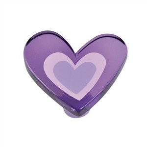 pomos tiradores corazon metacrilato naranja puerta mueble infantiles j 348 666mox