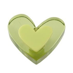 pomos tiradores corazon metacrilato verde puerta mueble infantiles 349 666ve