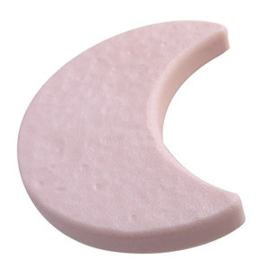 poignee lune plastique rose meuble acrylique 688rs