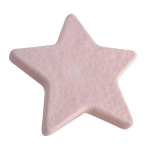 poignee etoile plastique rose meuble acrylique 689rs