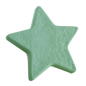 poignee etoile plastique vert meuble acrylique 689ve