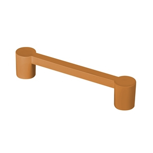 asa abs pintura naranja tirador mueble infantil juvenil 729na