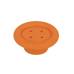 pomo boton goma naranja tirador mueble bebe infantil 732na