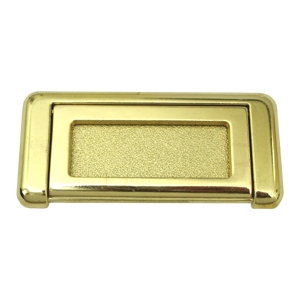 tiradores con placa laton pulido cajon armario 74219 MOD 074 ARM