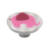knob abs with design pink elephant grey base baby children furniture handle tienda precio venta online 744a4