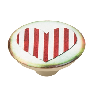 pomo abs con serigrafia corazon para mueble infantil ap1118