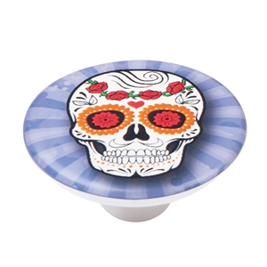 pomo abs con serigrafia calavera para mueble infantil ap1136