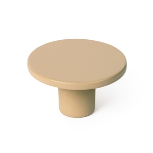 bouton en plastique 40mm abs peint en brun clair mat