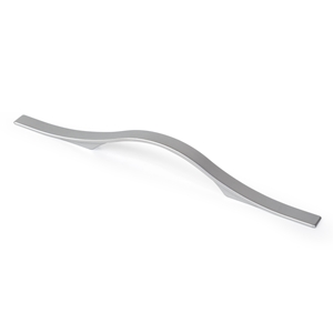 poignee en metal 96mm ext200mm peinture chrome mat