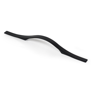 poignee en metal 96mm ext200mm finition peinture noire mate