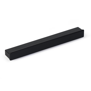 profil plastique abs 64mm noir mat