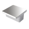 tirador asa cuadrada cromo herrajes mueble diseño moderno n114