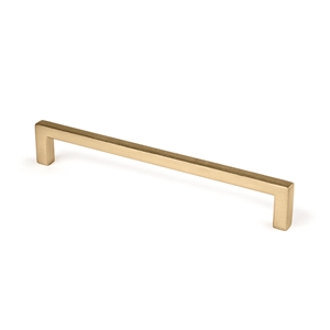 poignee de cuisine 160mm laiton satine